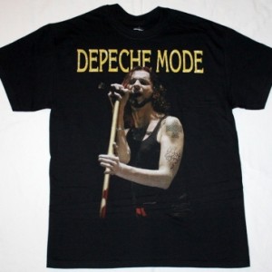 DEPECHE MODE DAVE GAHAN S-XXL NEW BLACK T-SHIRT