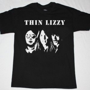 THIN LIZZY BAD REPUTATION'77 NEW BLACK T-SHIRT