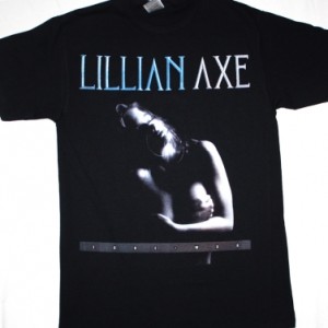 LILLIAN AXE LOVE+ WAR '89  NEW BLACK T-SHIRT