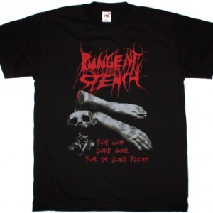 PUNGENT STENCH FOR GOD YOUR SOUL FOR ME YOUR FLESH NEW  BLACK T-SHIRT