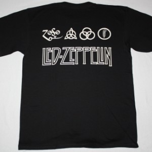 LED ZEPPELIN  BAND NEW BLACK T-SHIRT