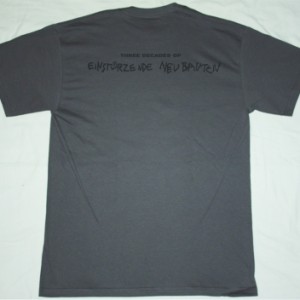 EINSTÜRZENDE NEUBAUTEN LOGOSHIRT JUMBO PRINT NEW GREY T-SHIRT