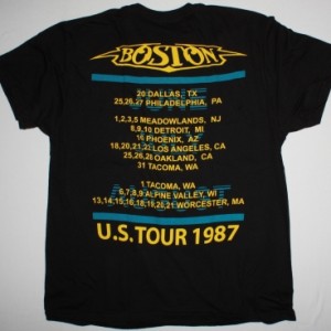 BOSTON THIRD STAGE NEW BLACK T-SHIRT