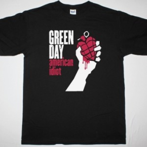GREEN DAY AMERICAN IDIOT NEW BLACK T-SHIRT