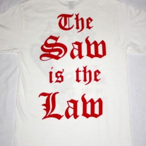 SODOM THE SAW IS THE LAW '91 NEW WHITE T-SHIRT