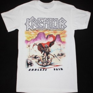KREATOR ENDLESS PAIN'85  NEW WHITE T-SHIRT
