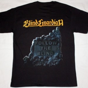 BLIND GUARDIAN FOLLOW THE BLIND '89 NEW BLACK T-SHIRT
