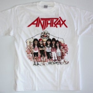 ANTHRAX STATE OF EUPHORIA CARTOON NEW WHITE T-SHIRT