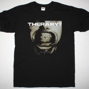 THERAPY TEETHGRINDER NEW BLACK T-SHIRT
