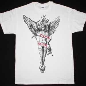 STONE SOUR BLOODY TEARS ANGEL NEW WHITE T-SHIRT