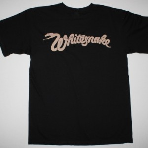 WHITESNAKE READY AN' WILLING 80 NEW BLACK T-SHIRT