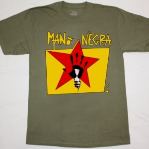 MANO NEGRA KING OF BONGO NEW MILITARY GREEN T-SHIRT