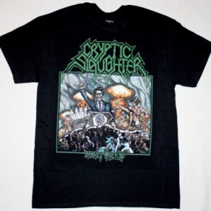 CRYPTIC SLAUGHTER MONEY TALKS 1987 NEW BLACK T-SHIRT