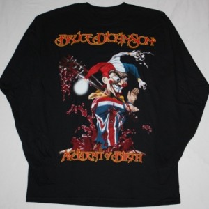 BRUCE DICKINSON ACCIDENT AT BIRTH'97 NEW BLACK LONG SLEEVE T-SHIRT