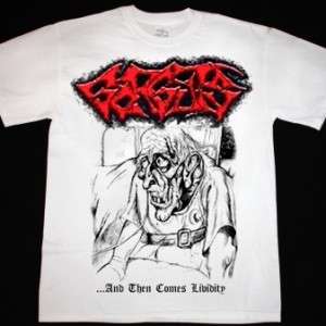 GORGUTS AND THEN COMES LIVIDITY'90  NEW WHITE T-SHIRT