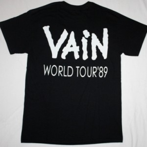 VAIN NO RESPECT '89  NEW BLACK T-SHIRT