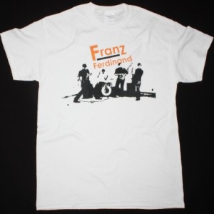 FRANZ FERDINAND BAND NEW WHITE T-SHIRT