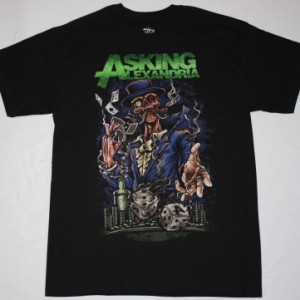 ASKING ALEXANDRIA DICE NEW BLACK T-SHIRT