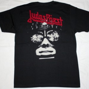 JUDAS PRIEST KILLING MACHINE HELL BENT FOR LEATHER'78 NEW BLACK T-SHIRT