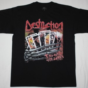 DESTRUCTION  THRASH TILL DEATH NEW BLACK T-SHIRT