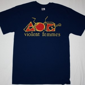 VIOLENT FEMMES HALLOWED GROUND NAVY BLUE T-SHIRT