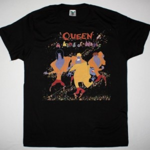 QUEEN A KIND OF MAGIC 1986 NEW BLACK T-SHIRT