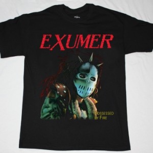 EXUMER POSSESSED BY FIRE'86 NEW BLACK T-SHIRT