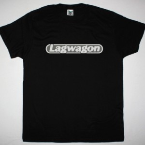LAGWAGON SILVER LOGO NEW BLACK T SHIRT