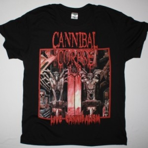CANNIBAL CORPSE LIVE CANNIBALISM NEW BLACK T-SHIRT