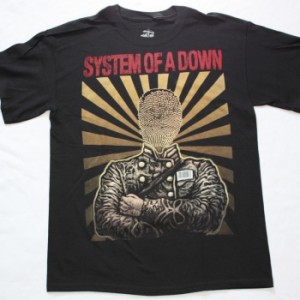 SYSTEM OF A DOWN FACELESS NEW BLACK T-SHIRT