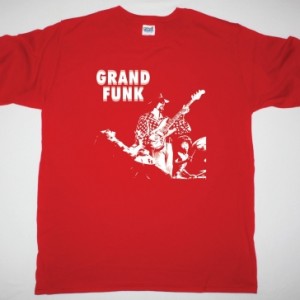 GRAND FUNK RAILROAD BAND NEW RED T-SHIRT