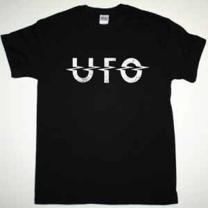UFO LOGOSHIRT NEW BLACK T-SHIRT