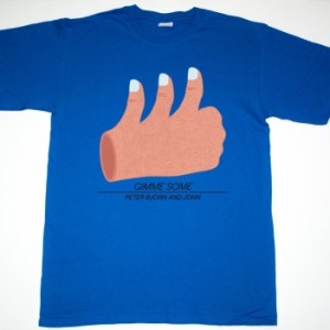 PETER BJORN AND JOHN GIMME SOME NEW BLUE T-SHIRT