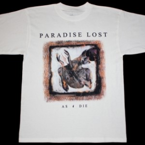 PARADISE LOST'92 AS I DIE NEW WHITE T-SHIRT