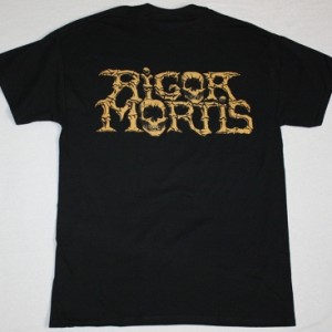 RIGOR MORTIS 1988 NEW BLACK T-SHIRT