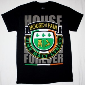 HOUSE OF PAIN FINE MALT LYRICS NEW BLACK T-SHIRT