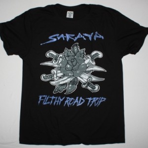 SARAYA FILTHY ROAD TRIP TOUR NEW BLACK T SHIRT