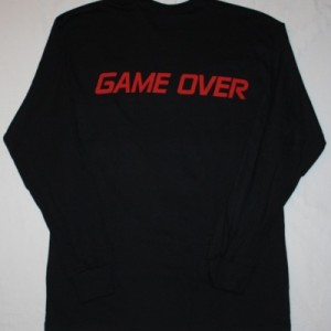 NUCLEAR ASSAULT GAME OVER'86 BLACK LONG SLEEVE T-SHIRT