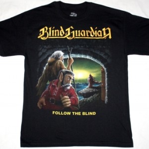 BLIND GUARDIAN FOLLOW THE BLIND '89 NEW BLACK T-SHIRT