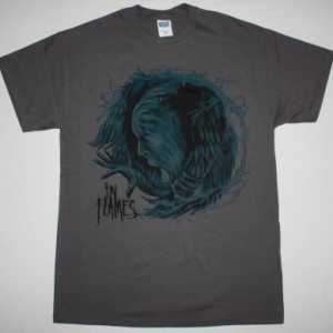 IN FLAMES SIREN CHARMS 2014 NEW GREY T-SHIRT