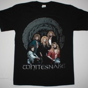 WHITESNAKE BAND NEW BLACK T-SHIRT