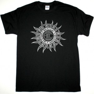 ALICE IN CHAINS SUN LOGO NEW BLACK T-SHIRT