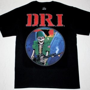 D.R.I. DIRTY ROTTEN'83 NEW BLACK T-SHIRT