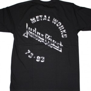 JUDAS PRIEST METAL WORKS 1973-93 NEW BLACK T-SHIRT