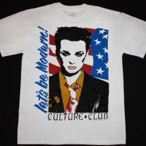 CULTURE CLUB LET'S BE MODERN  NEW WHITE T-SHIRT