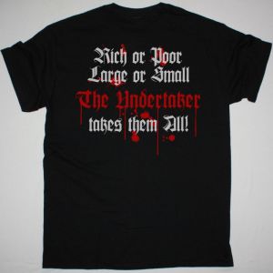 ACCEPT THE UNDERTAKER NEW BLACK T-SHIRT