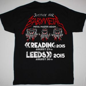 BABYMETAL TOUR TEE NEW BLACK T-SHIRT