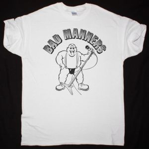BAD MANNERS SKA'N'B WHITE NEW WHITE T-SHIRT