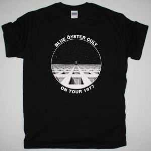 BLUE ÖYSTER CULT ON TOUR 1977 NEW BLACK T-SHIRT