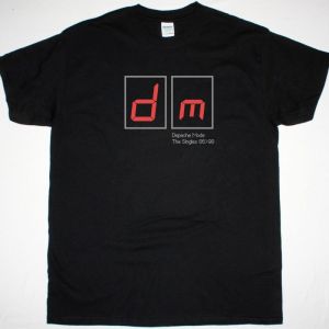 DEPECHE MODE THE SINGLES 86-98 NEW BLACK T-SHIRT